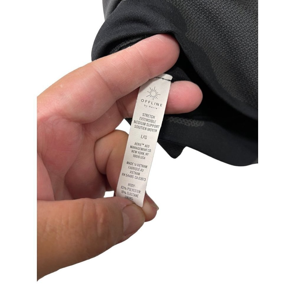 Offline by Aerie Stretch Extensible Medium Support Sports Bra Camo Size Large - Picture 4 of 5